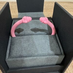 David Yurman Brand New Limited Edition Breast Cancer Renaissance Cable Bracelet